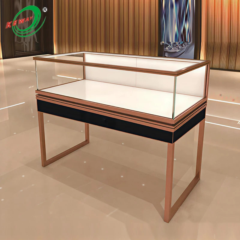Luxury Watch Boutique - โซลูชั่นจัดแสดงสินค้าหรูหราแบบกำหนดเอง ตู้โชว์กระจกและอะลูมิเนียมสำหรับนาฬิกา เครื่องประดับ และเฟอร์นิเจอร์บูติก
