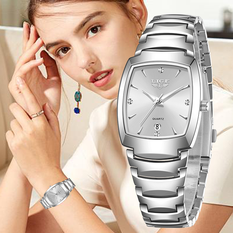 Luxury Watch And Bracelet - นาฬิกาข้อมือผู้หญิง LIGE 2026 รุ่นใหม่ ดีไซน์หรูหรา แฟชั่น