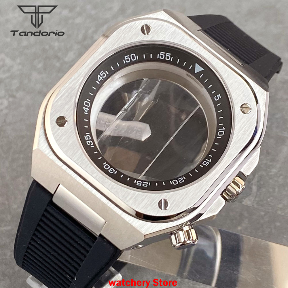 Exhibition Caseback - Fit NH35 NH36 อะไหล่นาฬิกา 42 มม.นาฬิกาสแตนเลสกรณี