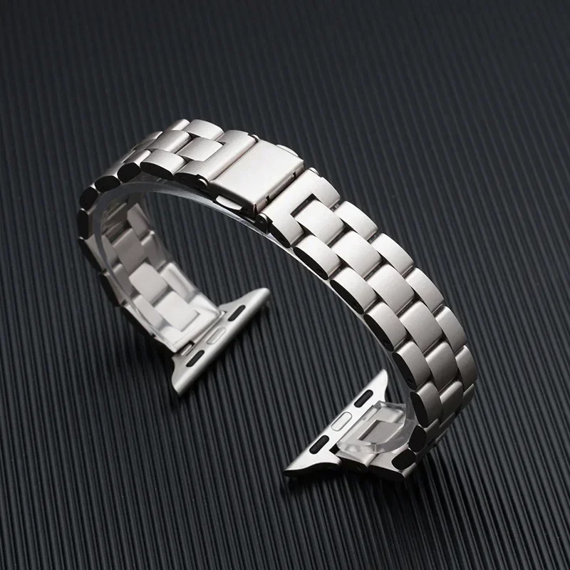 Luxury Watch Kids - สายโลหะสแตนเลสแบบบางสำหรับ IWatch 11 10 9 8