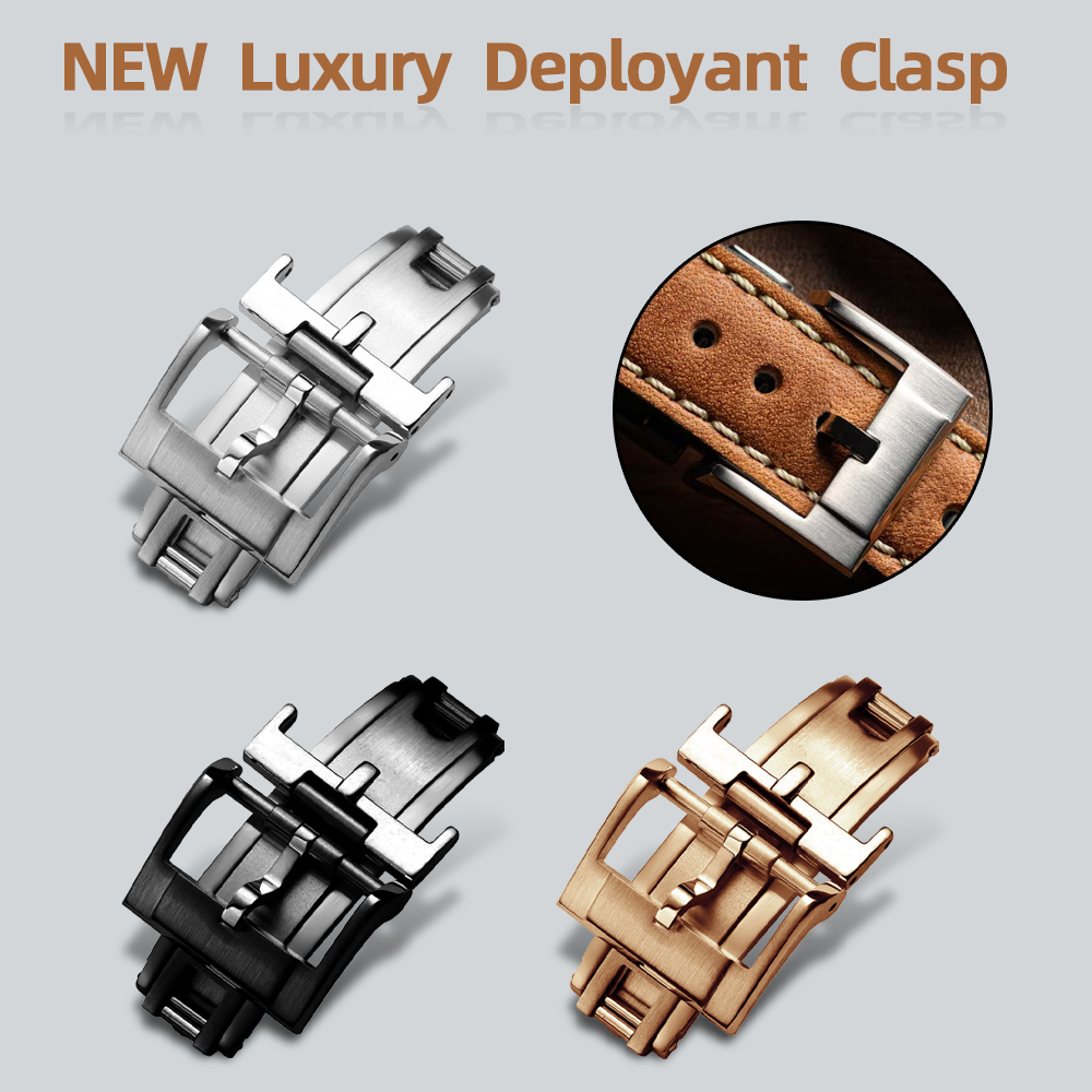 Rolex Watch Daytona - ตัวล็อคสายนาฬิกาแบบสปริงดีไซน์หรูหราใหม่ ขนาด 16 มม. 18 มม.