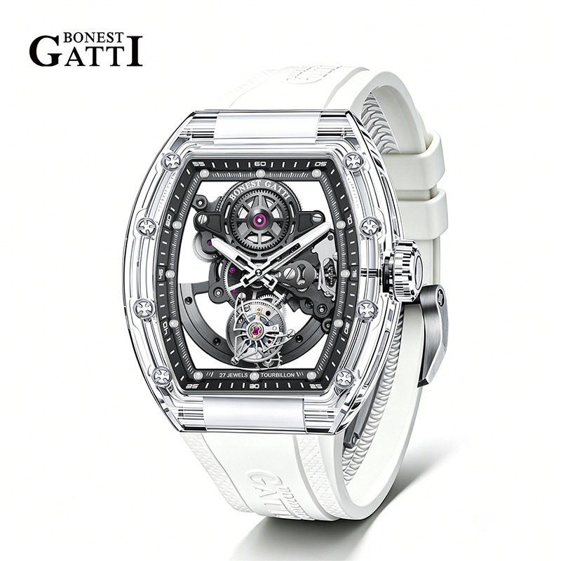 Luxury Watch Brand Tier - นาฬิกาข้อมือผู้ชาย BONEST GATTI รุ่น Tourbillon -