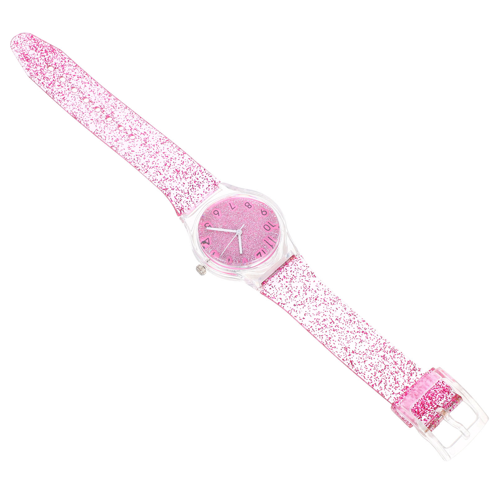 Luxury Watch Kids - นาฬิกาควอตซ์สำหรับเด็ก สายปรับได้ ลายการ์ตูนสีสันสดใส นาฬิกาข้อมือแฟชั่น กันน้ำ แวววาว