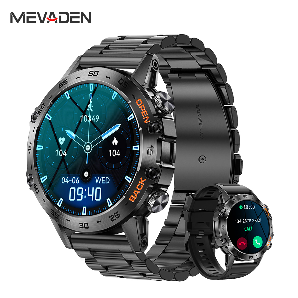 Luxury Watch German - นาฬิกาสมาร์ทวอทช์ MEVADEN Steel ขนาด 1.39 นิ้ว