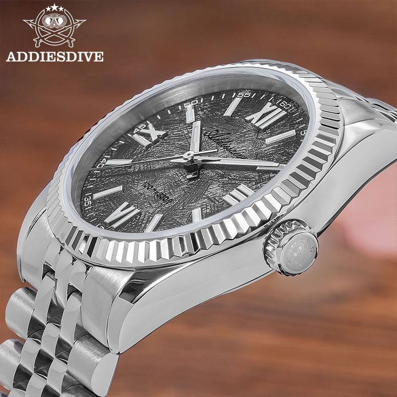 Luxury Watch And Bracelet - ADDIESDIVE นาฬิกาหรูหราสำหรับผู้หญิงกระจกแซฟไฟร์หรูหรา VH31 ควอตซ์ BGW9 ซุปเปอร์ลูมินัส