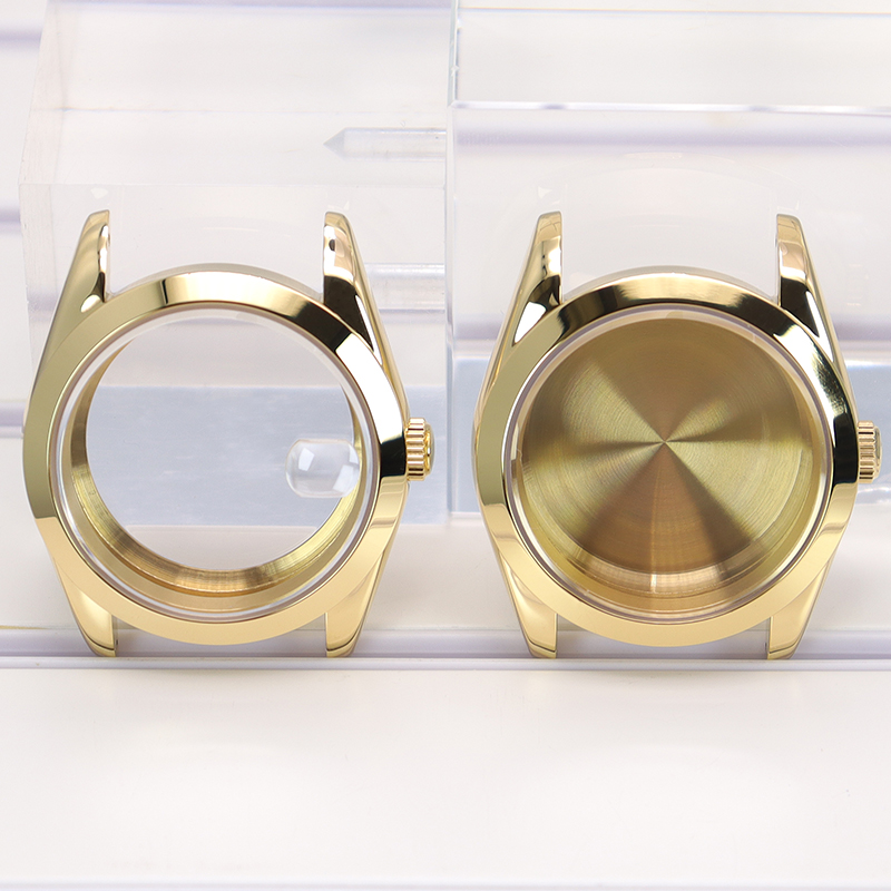 Exhibition Caseback - 36 มม.40 มม.หรูหราผู้ชายนาฬิกาอะไหล่คริสตัลแซฟไฟร์สําหรับ Nh35 Nh36/38 Miyota