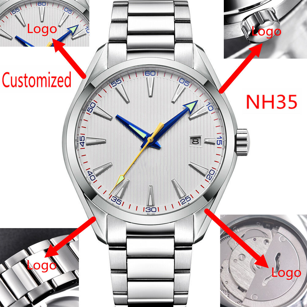 Luxury Watch And Bracelet - โลโก้แบบกำหนดเอง 41 มม. นาฬิกาข้อมือผู้ชาย Miyota/NH35 ระบบออโตเมติก