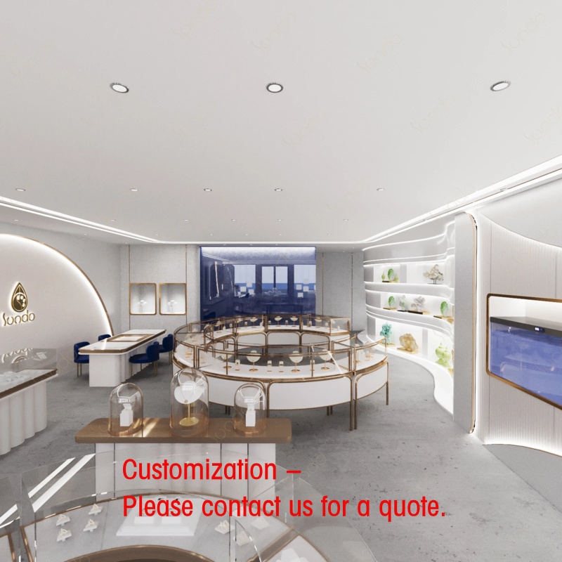 Luxury Watch Boutique - ตู้โชว์เครื่องประดับดีไซน์หรูหราสั่งทำพิเศษสำหรับร้านบูติก