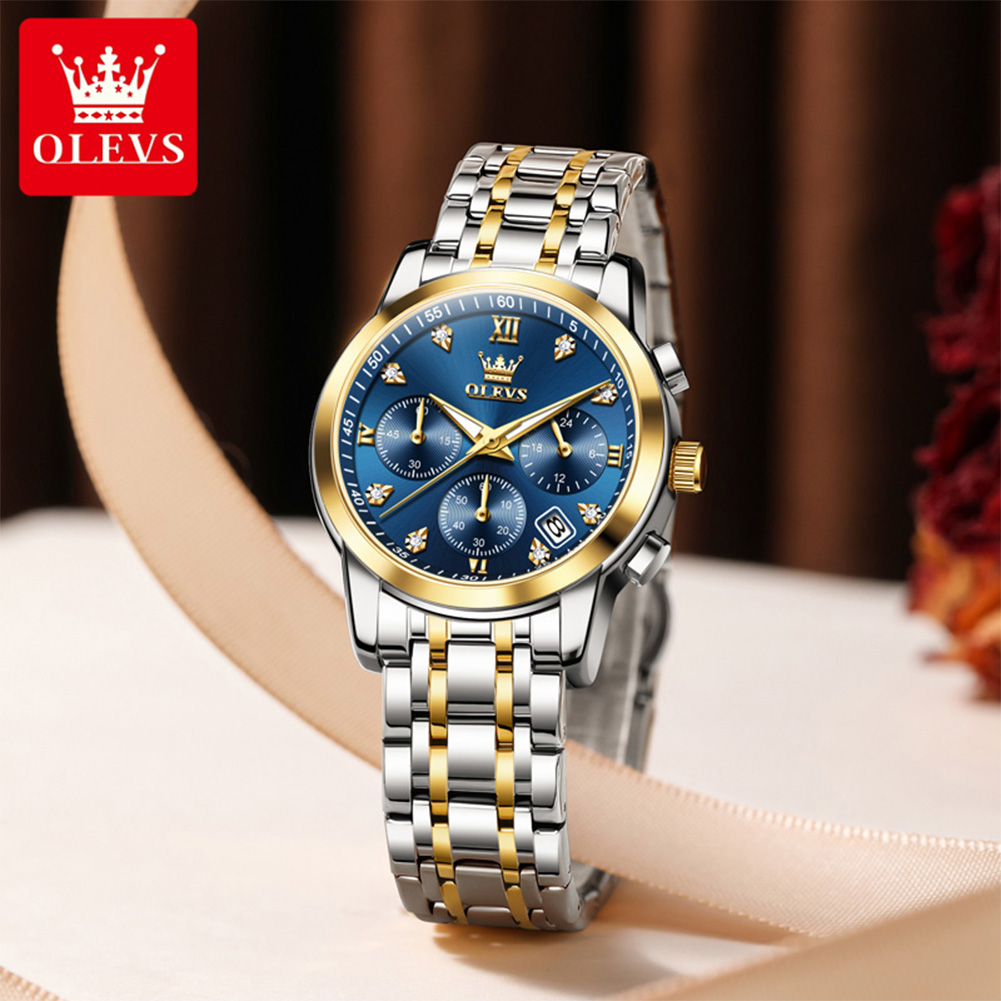 นาฬิกาข้อมือผู้หญิง OLEVS แบรน - Luxury Watch Green บทวิจารณ์และราคา