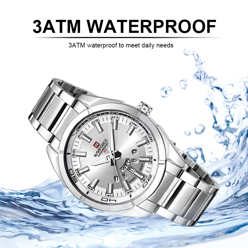 NAVIFORCE นาฬิกาลำลองคลาสสิกสำ - Field Watch Military บทวิจารณ์และราคา