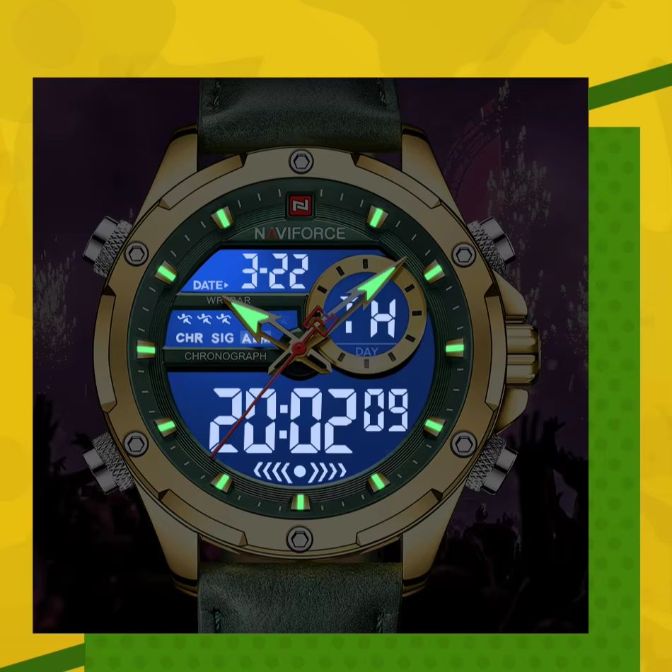 Naviforce นาฬิกาข้อมือบุรุษนาฬ - Field Watch Military บทวิจารณ์และราคา