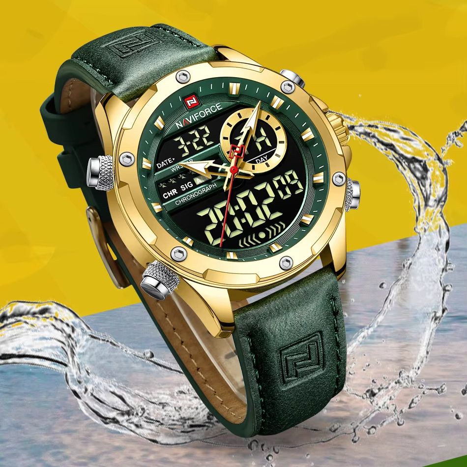 Naviforce นาฬิกาข้อมือบุรุษนาฬ - Field Watch Military บทวิจารณ์และราคา