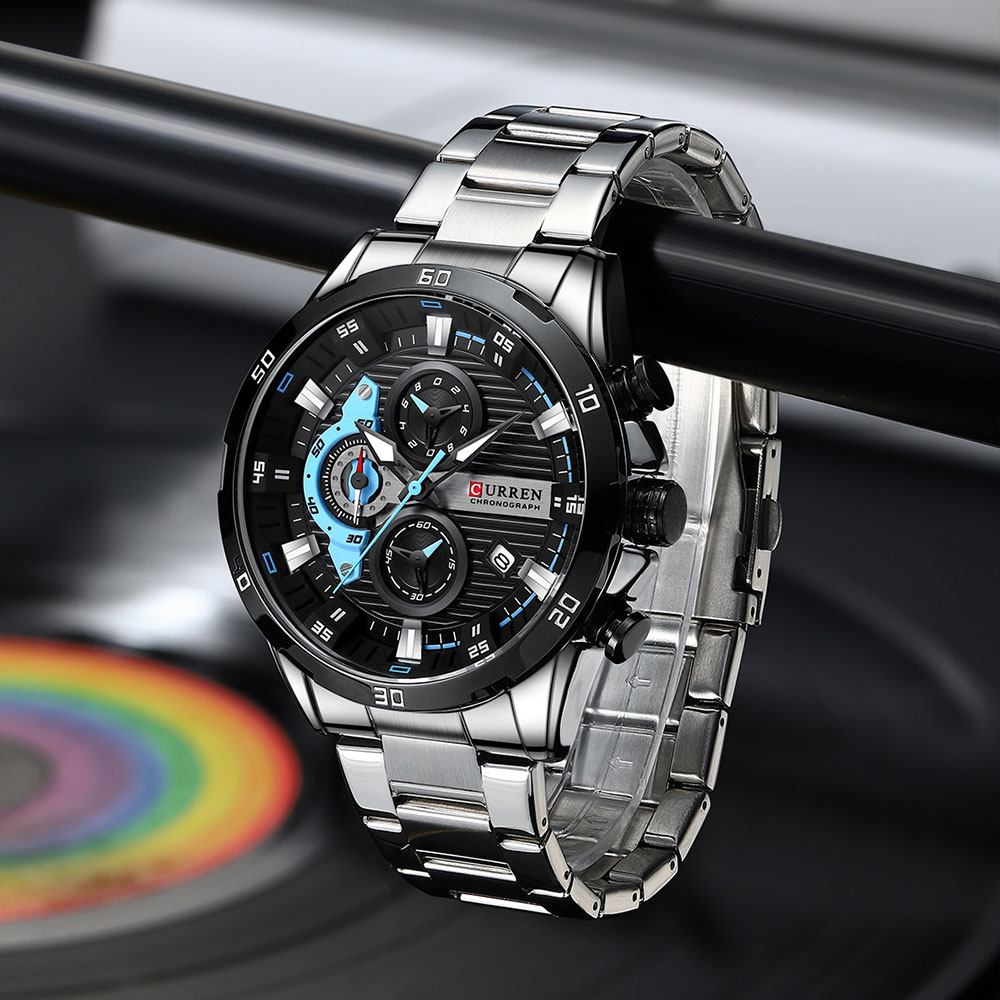 นาฬิกาผู้ชาย CURREN นาฬิกาข้อม - Luxury Watch Manufacturers บทวิจารณ์และราคา
