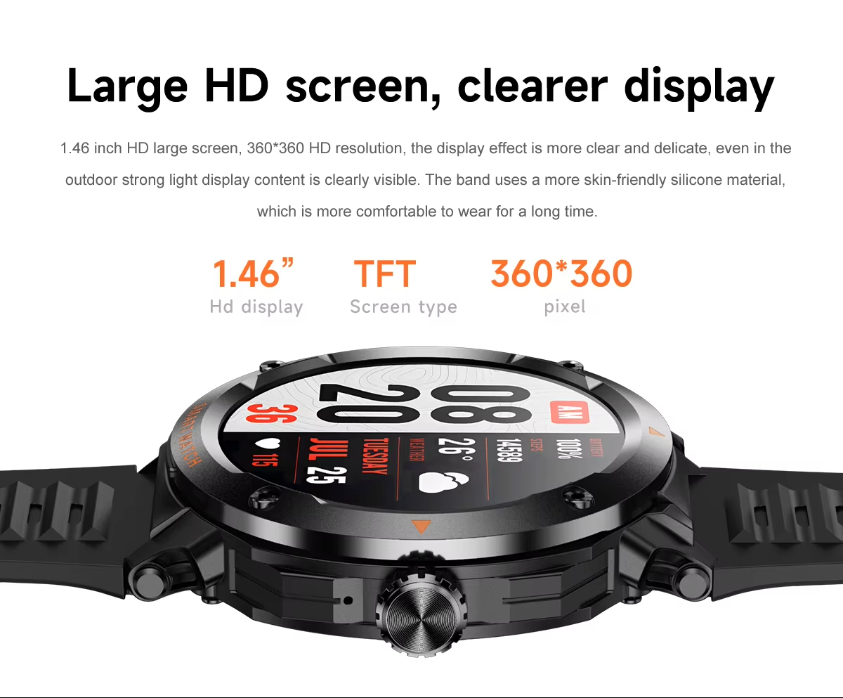 NFC สมาร์ทนาฬิกาหูฟังไร้สายบลู - Luxury Watch German บทวิจารณ์และราคา