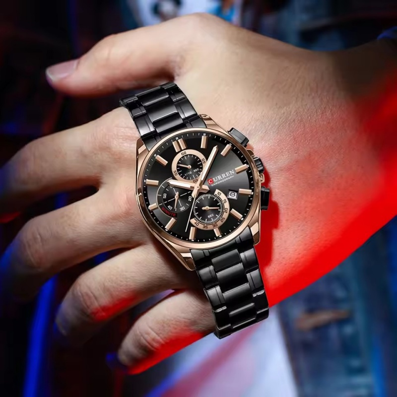 นาฬิกาควอตซ์แฟชั่นใหม่ CURREN  - Luxury Watch Kids บทวิจารณ์และราคา