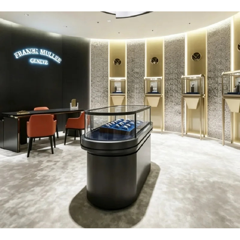 ตู้โชว์นาฬิกาโค้งหรูหราแบบสั่ง - Luxury Watch Boutique บทวิจารณ์และราคา