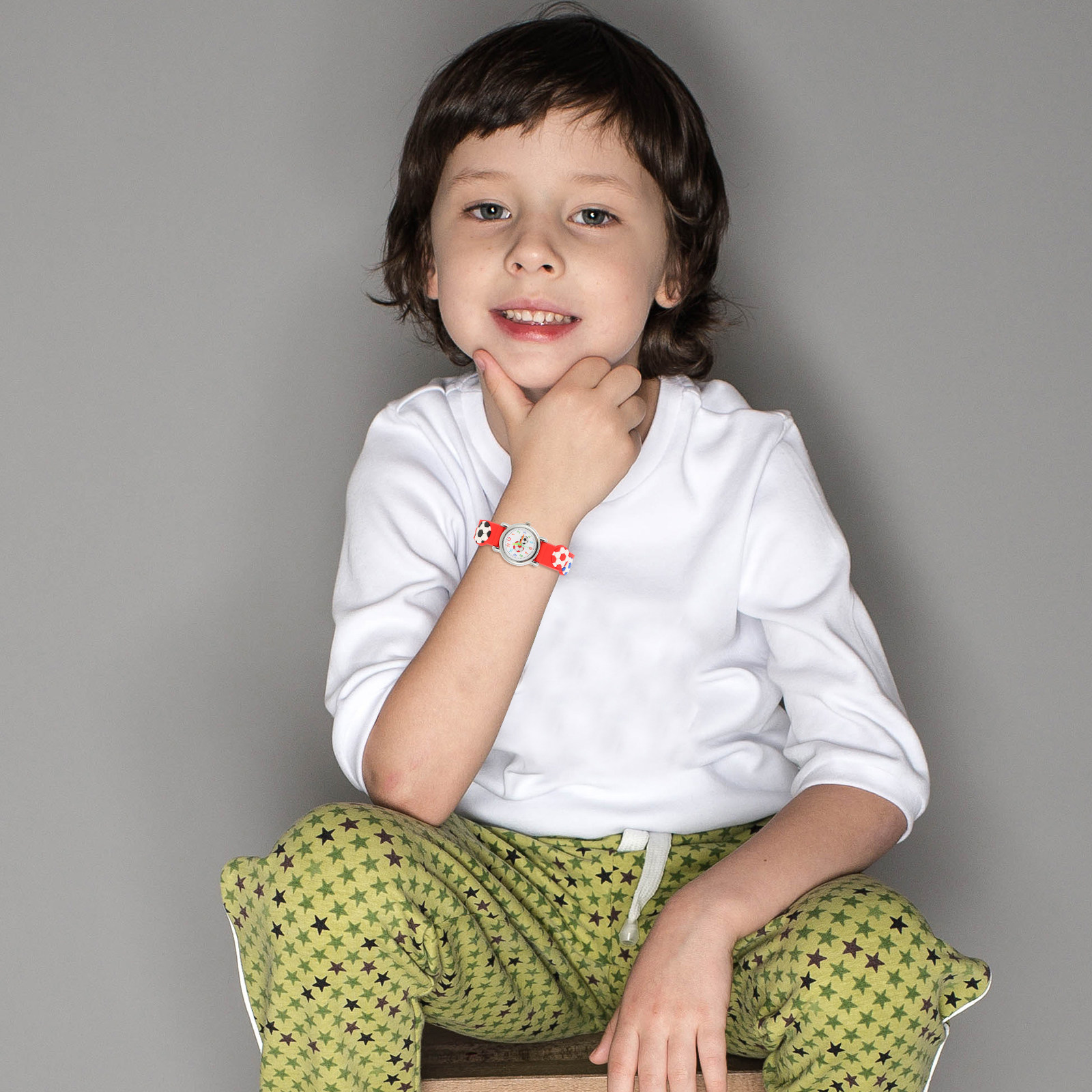 นาฬิกาข้อมือเด็กทรงลูกฟุตบอล 3 - Luxury Watch Kids บทวิจารณ์และราคา
