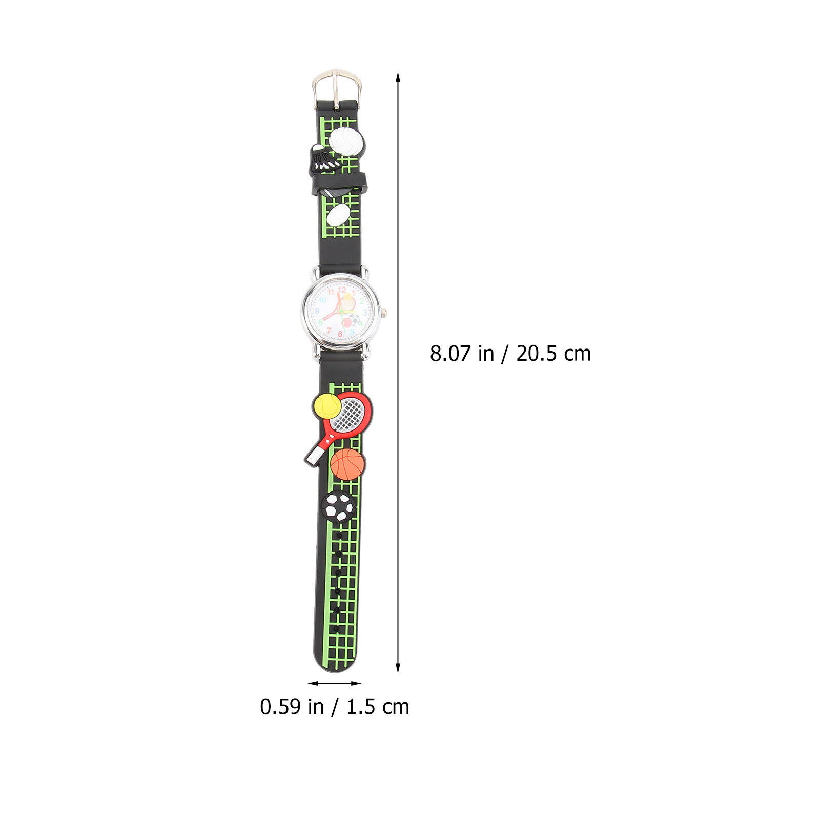 นาฬิกาเด็ก 3D รูปไม้เทนนิสพร้อ - Luxury Watch Kids บทวิจารณ์และราคา