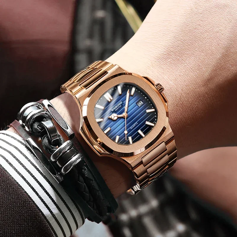 นาฬิกาข้อมือผู้ชายสไตล์ลำลองสี - Luxury Watch German บทวิจารณ์และราคา