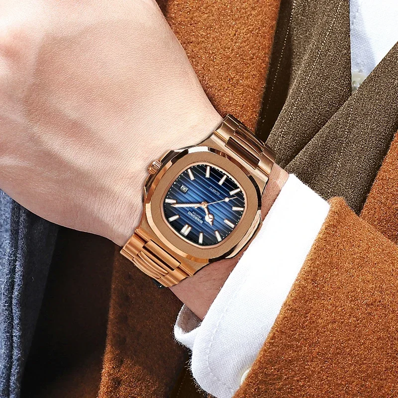 นาฬิกาข้อมือผู้ชายสไตล์ลำลองสี - Luxury Watch German บทวิจารณ์และราคา