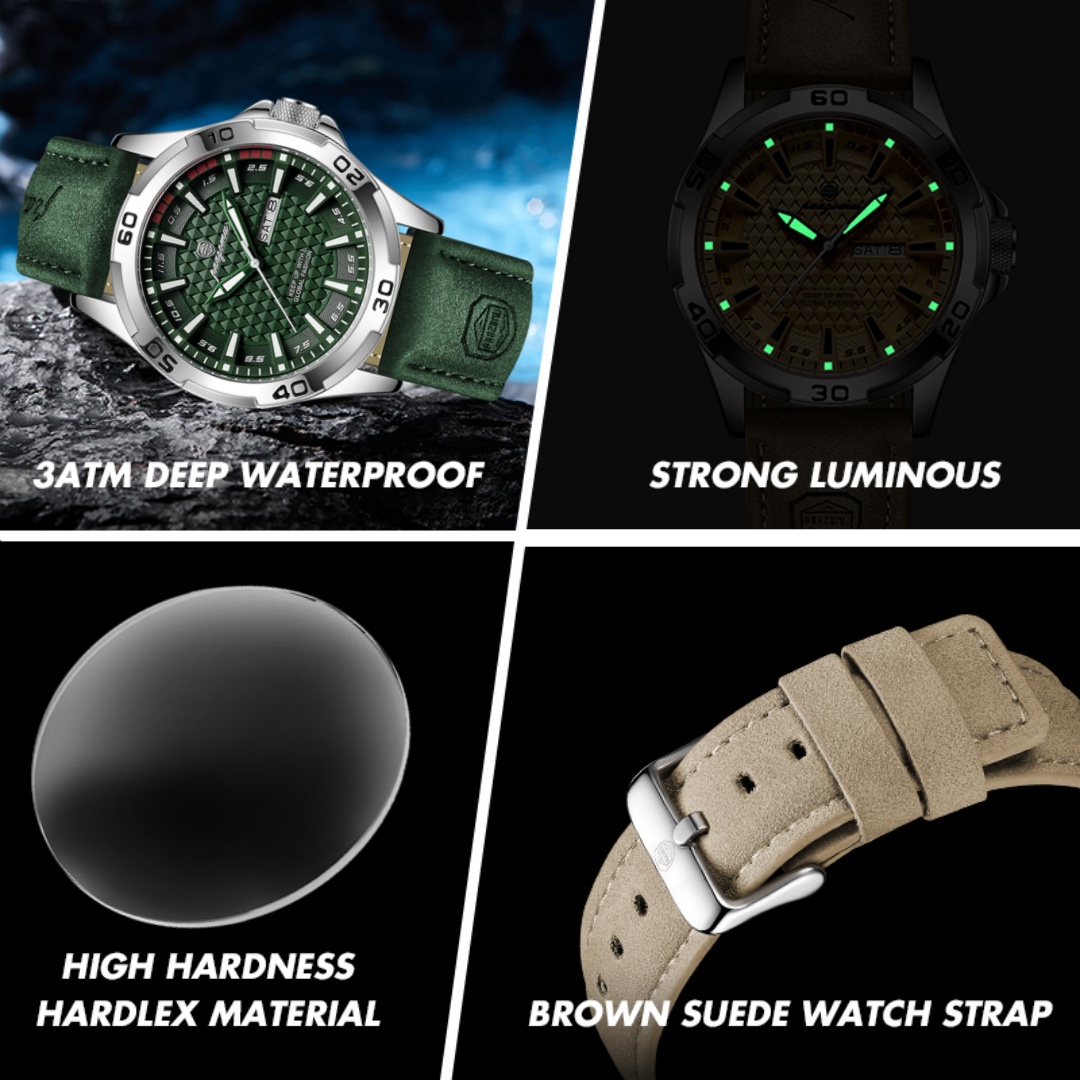 PAAZOMU นาฬิกาข้อมือผู้ชายแบรน - Luxury Watch Manufacturers บทวิจารณ์และราคา