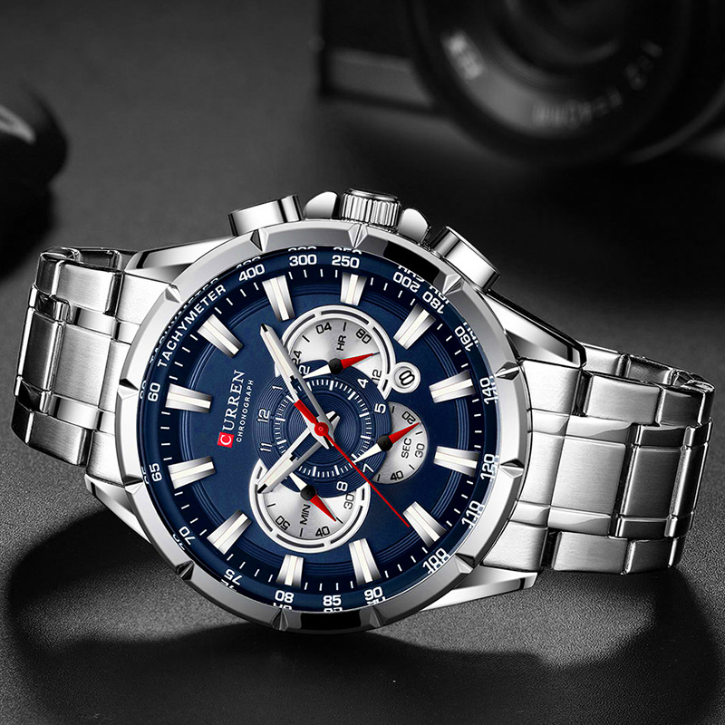 CURREN นาฬิกาข้อมือผู้ชายกันน้ - Luxury Watch Manufacturers บทวิจารณ์และราคา