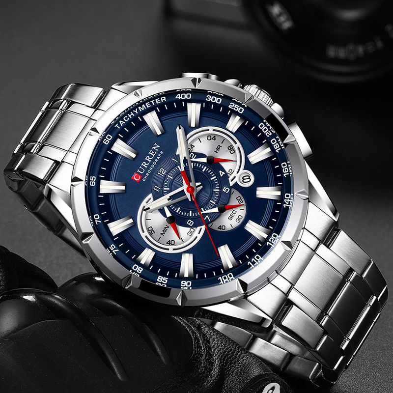CURREN นาฬิกาข้อมือผู้ชายกันน้ - Luxury Watch Manufacturers บทวิจารณ์และราคา