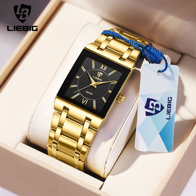 LiEBIG Luxury Golden นาฬิกาข้อ - Luxury Watch Kids บทวิจารณ์และราคา