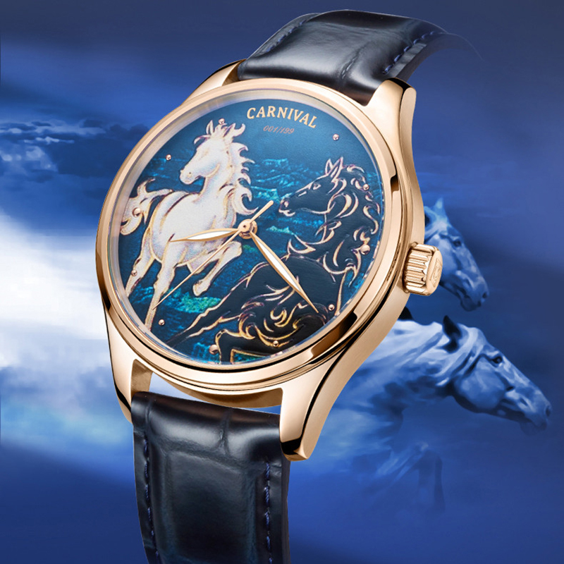 คาร์นิวัลแบรนด์แฟชั่นนาฬิกากลไ - Zodiac Luxury Watch บทวิจารณ์และราคา