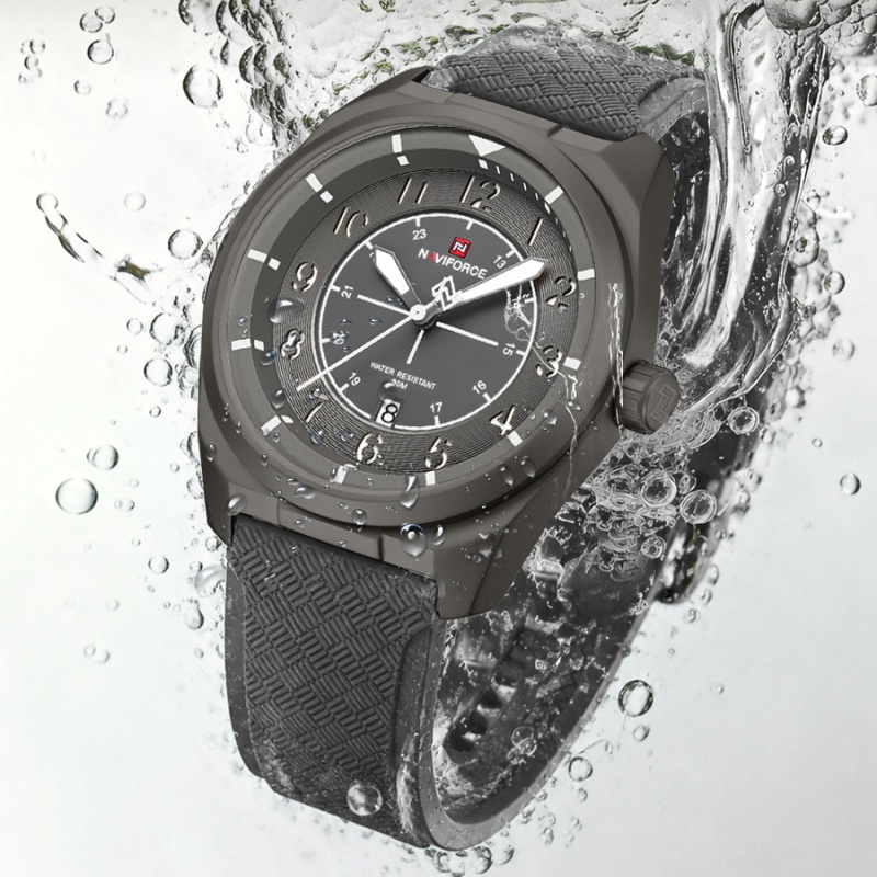NAVIFORCE นาฬิกาควอทซ์สำหรับผู - Field Watch Military บทวิจารณ์และราคา