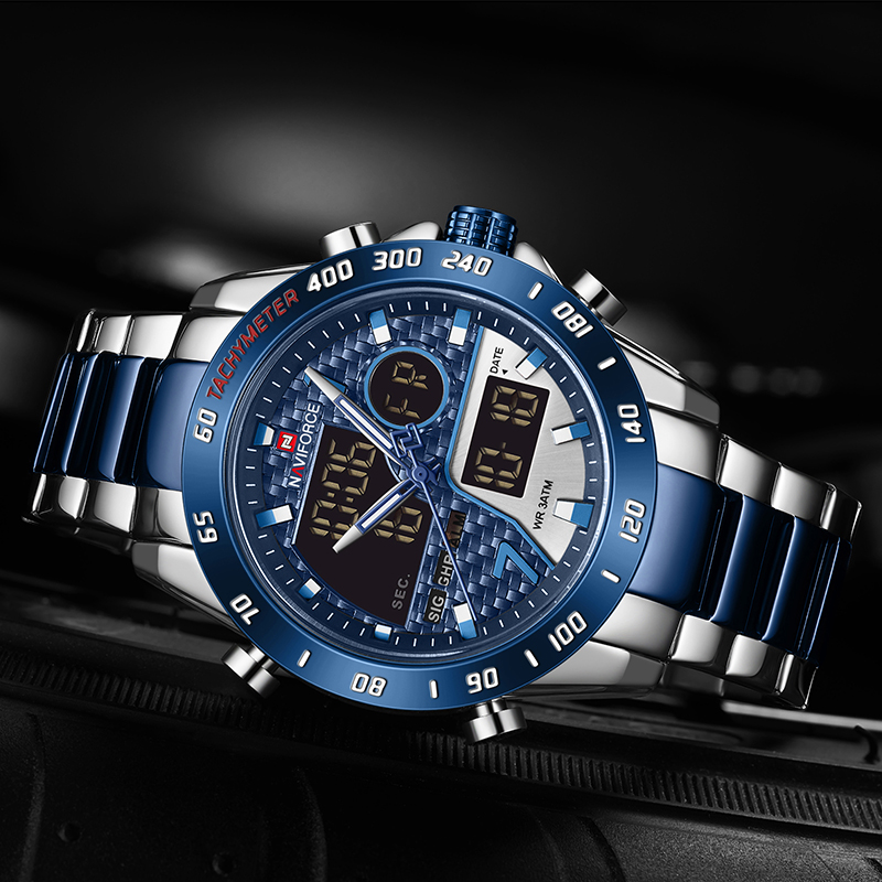 NAVIFORCE นาฬิกาดิจิตอลสําหรับ - Field Watch Military บทวิจารณ์และราคา