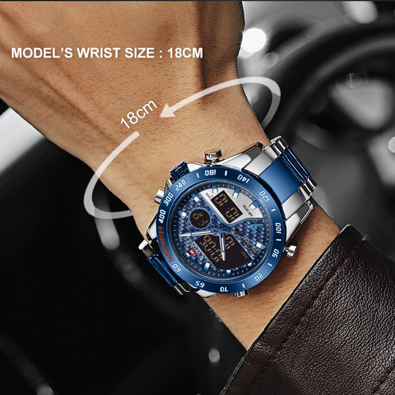 NAVIFORCE นาฬิกาดิจิตอลสําหรับ - Field Watch Military บทวิจารณ์และราคา