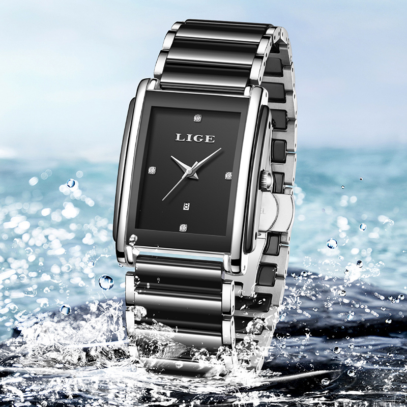 นาฬิกาข้อมือผู้หญิง LIGE รุ่นใ - Luxury Watch Female บทวิจารณ์และราคา