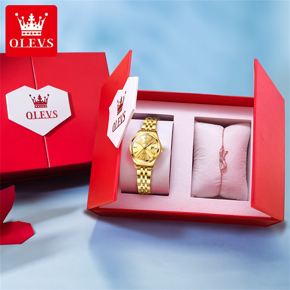 OLEVS 5598 นาฬิกาผู้หญิงหรูหรา - Luxury Watch Kit บทวิจารณ์และราคา