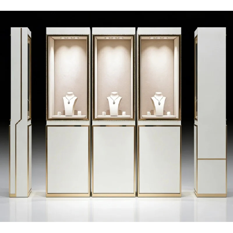 ตู้โชว์เครื่องประดับสีขาวสูงสุ - Luxury Watch Boutique บทวิจารณ์และราคา