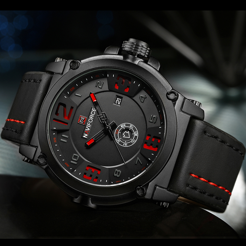 แบรนด์หรู NAVIFORCE ผู้ชายกีฬา - Field Watch Military บทวิจารณ์และราคา