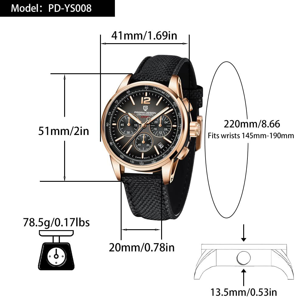 นาฬิกาข้อมือผู้ชาย PAGANI DESI - Luxury Watch Manufacturers บทวิจารณ์และราคา