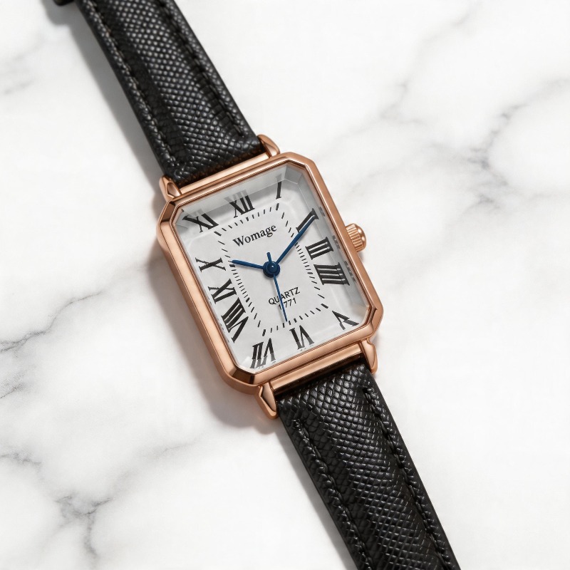 แฟชั่นนาฬิกาควอทซ์ทรงสี่เหลี่ย - Luxury Watch Female บทวิจารณ์และราคา