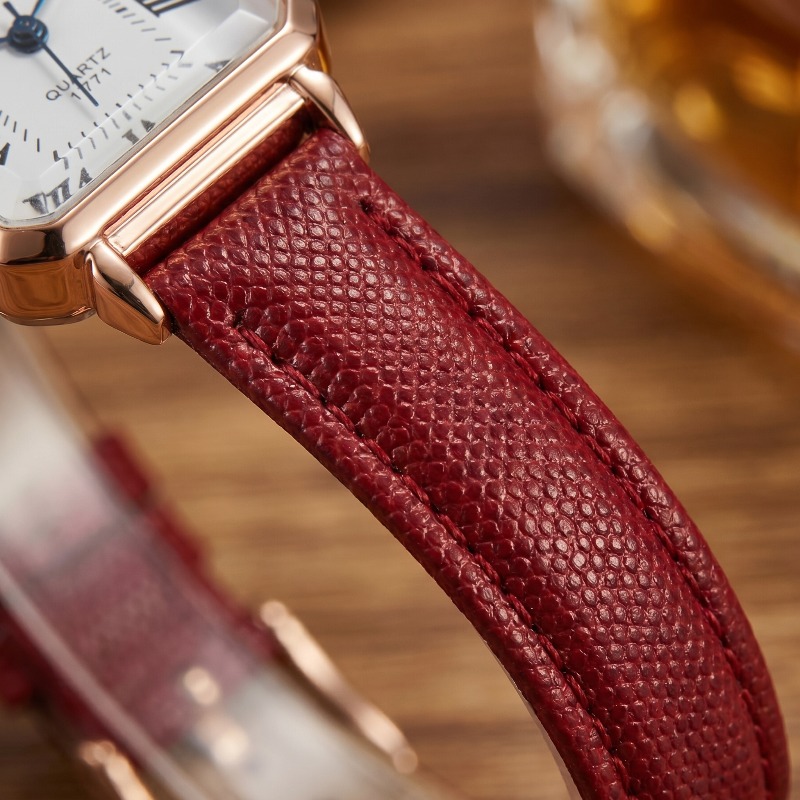 แฟชั่นนาฬิกาควอทซ์ทรงสี่เหลี่ย - Luxury Watch Female บทวิจารณ์และราคา