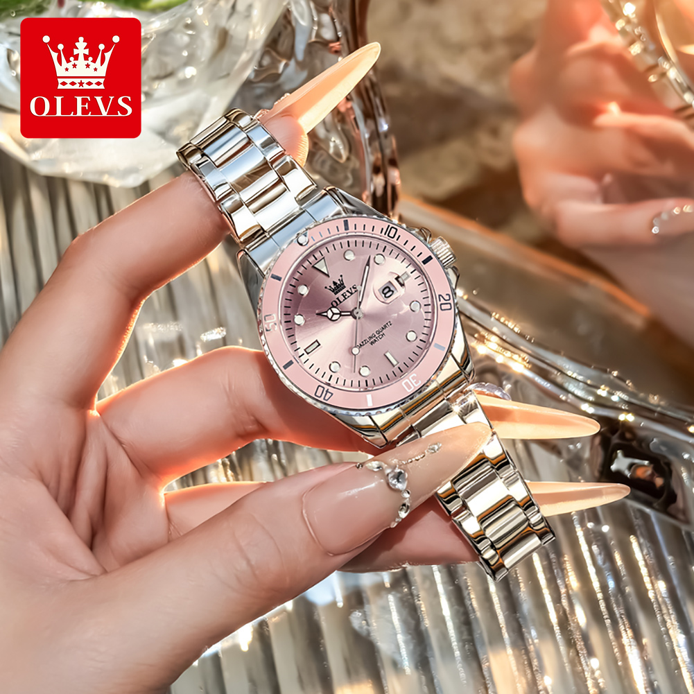 OLEVS หรูหราควอตซ์นาฬิกาผู้หญิ - Luxury Watch Green บทวิจารณ์และราคา