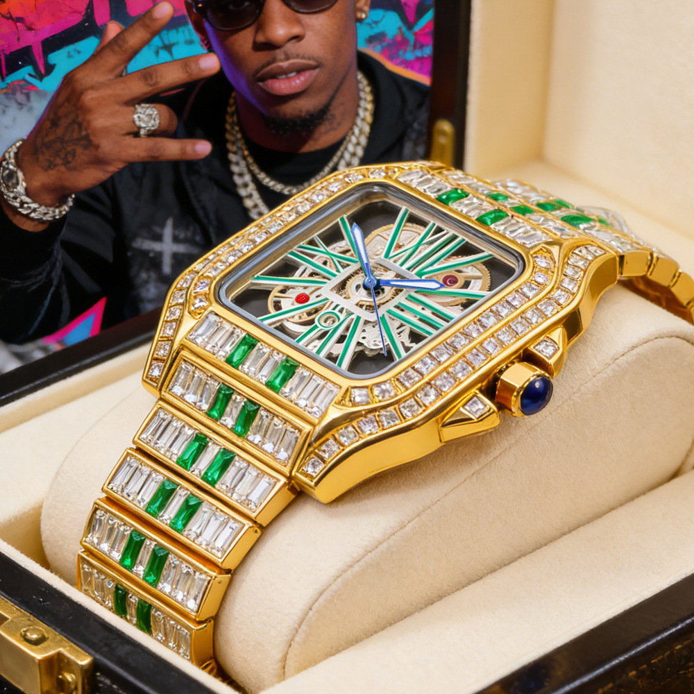 นาฬิกาข้อมือควอตซ์หรูหราประดับ - Luxury Watch Iceberg บทวิจารณ์และราคา