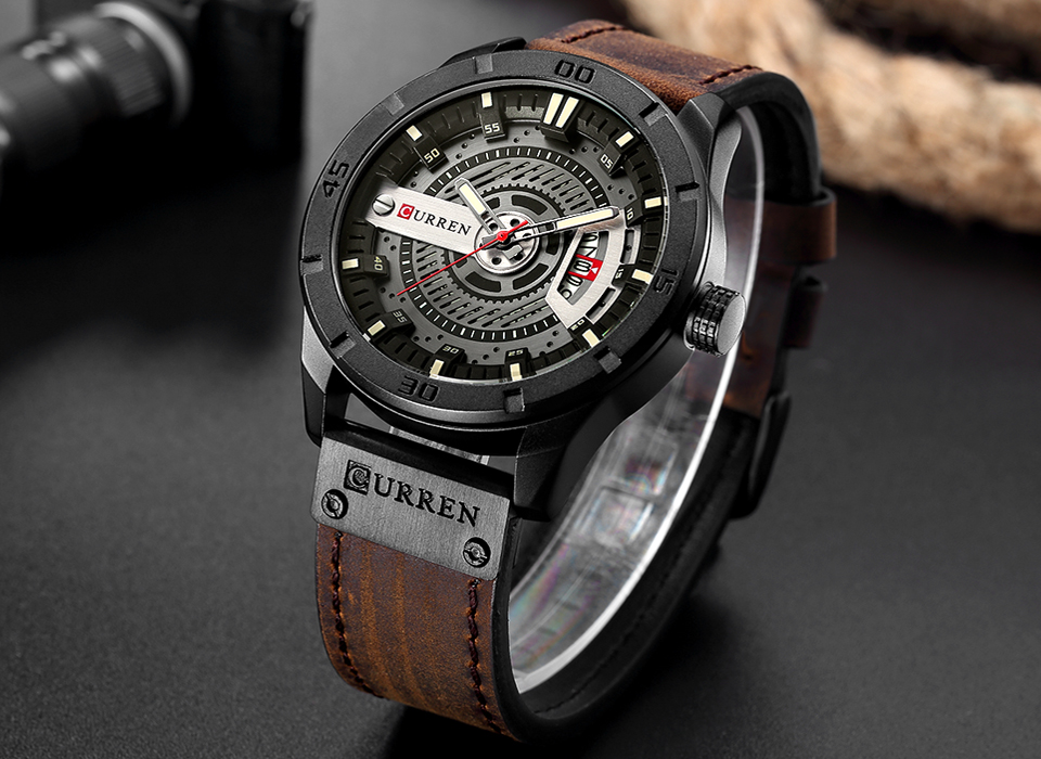 หรูหรานาฬิกายี่ห้อ CURREN ผู้ช - Field Watch Military บทวิจารณ์และราคา