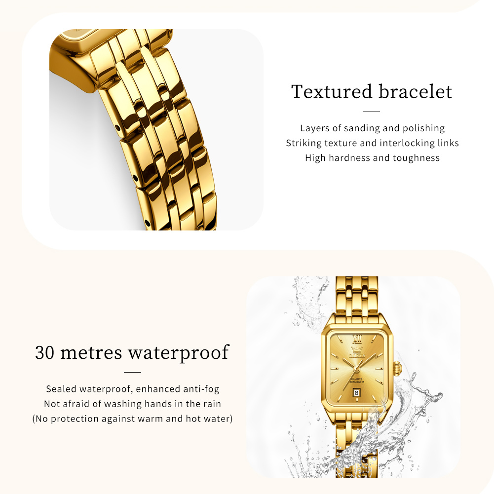 OLEVS แบรนด์หรูผู้หญิงนาฬิกากั - Luxury Watch Green บทวิจารณ์และราคา