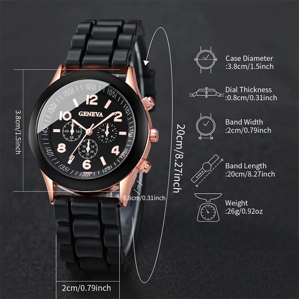 2 ชิ้นผู้หญิงหรูหราชุดนาฬิกาแฟ - Luxury Watch Kit บทวิจารณ์และราคา