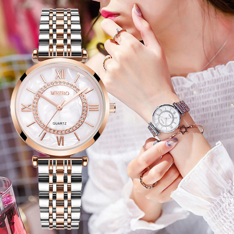 คริสตัลหรูหราสร้อยข้อมือผู้หญิ - Luxury Watch Green บทวิจารณ์และราคา