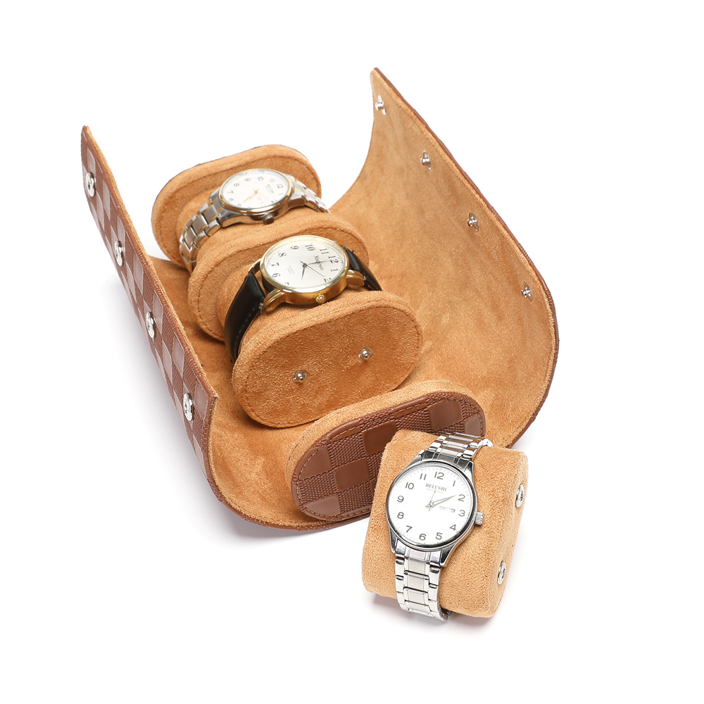 กล่องใส่นาฬิกาหนังแท้ 1/2/3 ช่ - Luxury Watch Case Travel บทวิจารณ์และราคา