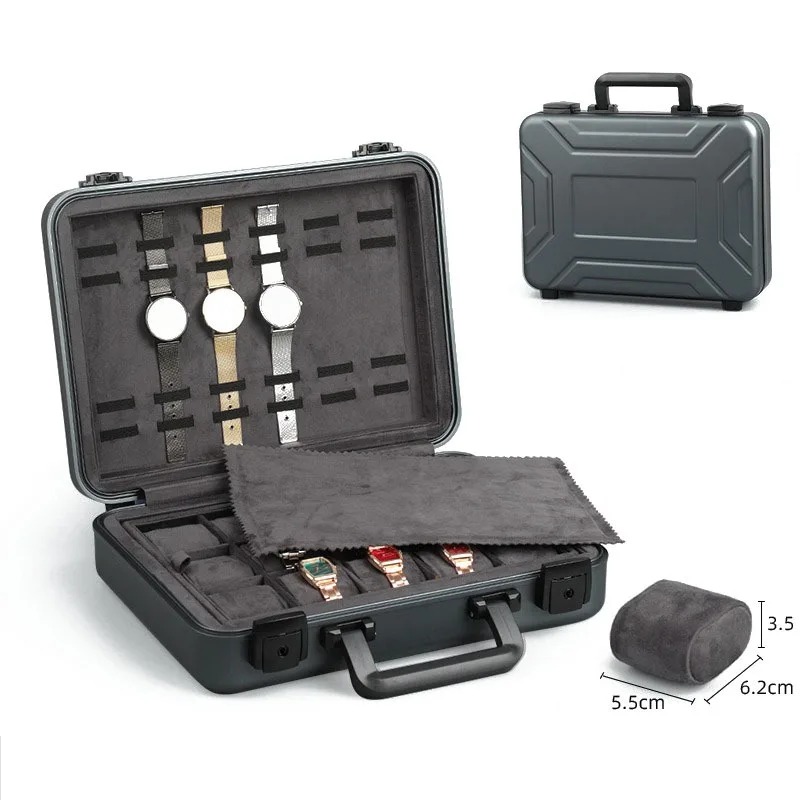 กล่องใส่นาฬิกาอลูมิเนียมสุดหรู - Luxury Watch Case Travel บทวิจารณ์และราคา