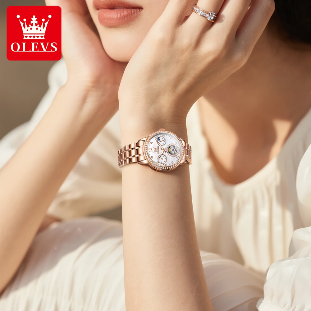 OLEVS นาฬิกาผู้หญิงแบรนด์ชั้นน - Luxury Watch And Bracelet บทวิจารณ์และราคา