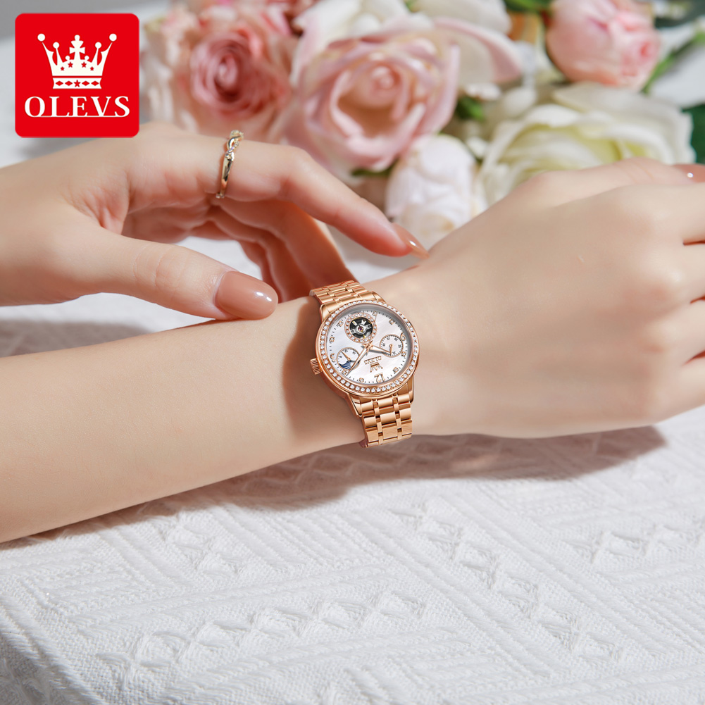 OLEVS นาฬิกาผู้หญิงแบรนด์ชั้นน - Luxury Watch And Bracelet บทวิจารณ์และราคา