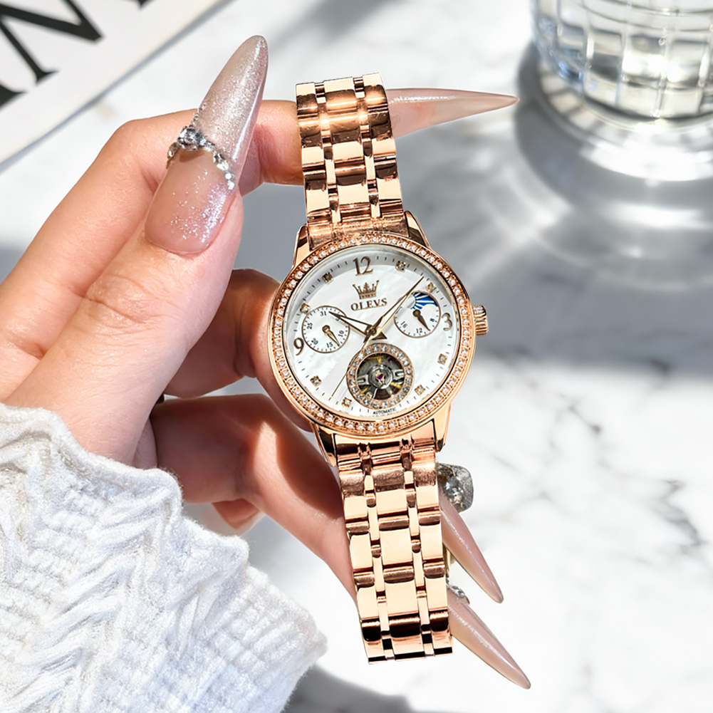OLEVS นาฬิกาผู้หญิงแบรนด์ชั้นน - Luxury Watch And Bracelet บทวิจารณ์และราคา
